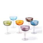 Pols Potten 'Peony Coupe' 6'lı Kadeh Set