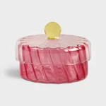 Klevering Amsterdam Spiral Pembe Kavanoz-Ø 11 cm