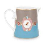 Pip Studio Love Birds Sütlük, Mavi / Haki - Görsel 2