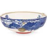 Pip Studio Heritage Mavi Bordürlü Kase 20 cm - Görsel 2