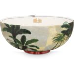 Pip Studio Heritage Palmiyeli Yeşil Kase 23 cm