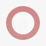 Pip Studio Royal Stripes Pembe Porselen Kahvaltı Tabağı 21 Cm