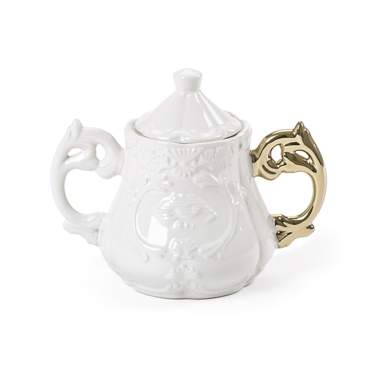 9867.jpg Seletti I-Coffee Renkli Kulplu Şekerlik-Gold - Görsel 1