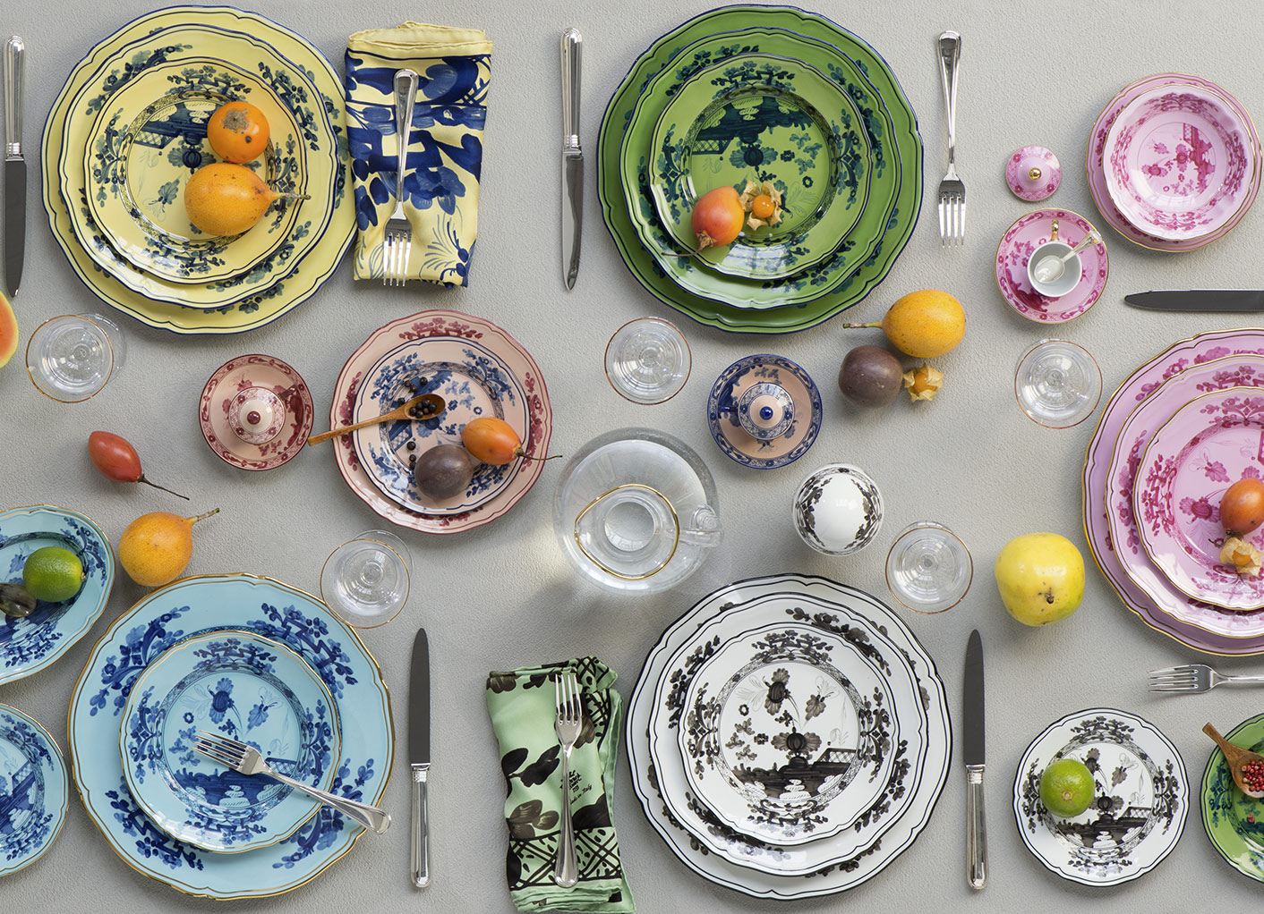 Ginori Oriente Italiano Servis Tabağı-26,5cm - Görsel 5