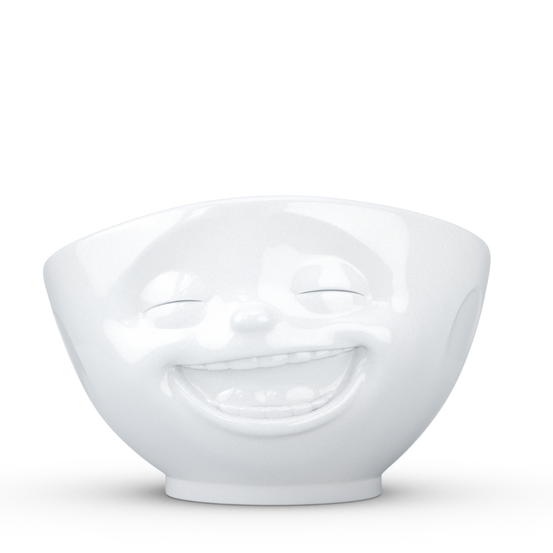 beria Tassen Laughing Beyaz Kase-1000ml - Görsel 1