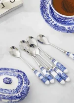 Spode Blue Italian Desenli 6lı Çay Kaşığı Seti - Görsel 3