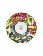 Spode Creatures Of Curiosity Tabaklı Çay Fincanı-Siyah&Krem - Görsel 2